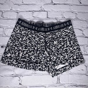 Under Armour HeatGear 3" Compression Shorts Black Multi Size Small